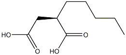 [R,(+)]-Pentylsuccinic acid Struktur