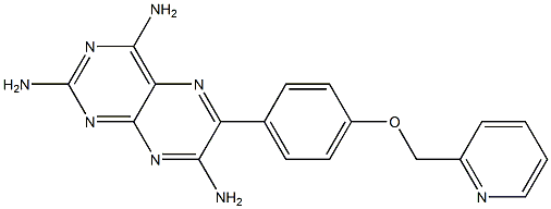 6-[4-[(2-Pyridinyl)methoxy]phenyl]-2,4,7-pteridinetriamine