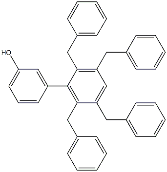 3-(2,3,5,6-Tetrabenzylphenyl)phenol Structure