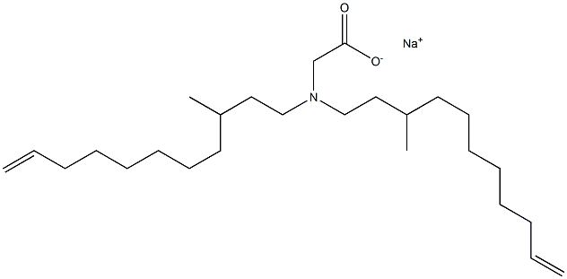 N,N-Bis(3-methyl-10-undecenyl)glycine sodium salt