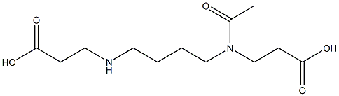 3-[[4-[(Acetyl)(2-carboxyethyl)amino]butyl]amino]propanoic acid|