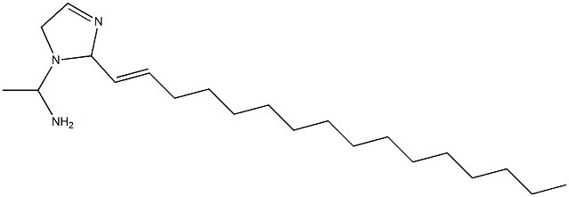 1-(1-アミノエチル)-2-(1-ヘキサデセニル)-3-イミダゾリン 化学構造式