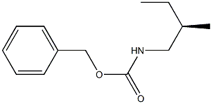 (2R)-N-(Benzyloxycarbonyl)-2-methylbutan-1-amine Structure