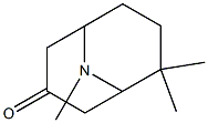 6,6,9-Trimethyl-9-azabicyclo[3.3.1]nonan-3-one,,结构式