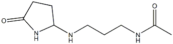 4-[(3-Acetylaminopropyl)amino]butanoic acid 1,4-lactam Structure