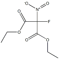 2-Fluoro-2-nitromalonic acid diethyl ester Structure