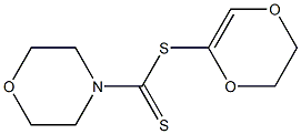 Morpholine-4-(dithioformic acid)(5,6-dihydro-1,4-dioxin)-2-yl ester