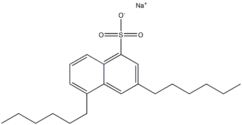 3,5-Dihexyl-1-naphthalenesulfonic acid sodium salt