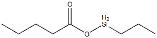 ペンタン酸プロピルシリル 化学構造式