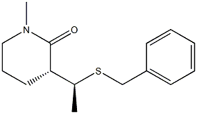  (3R)-3-[(1S)-1-Benzylthioethyl]-1-methylpiperidin-2-one