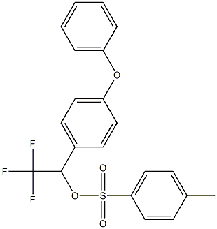 4-Methylbenzenesulfonic acid 2,2,2-trifluoro-1-(4-phenoxyphenyl)ethyl ester