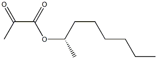 (+)-Pyruvic acid (S)-1-methylheptyl ester