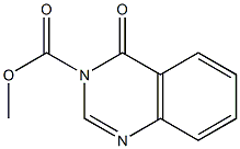 4-オキソキナゾリン-3(4H)-カルボン酸メチル 化学構造式