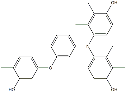 N,N-Bis(4-hydroxy-2,3-dimethylphenyl)-3-(3-hydroxy-4-methylphenoxy)benzenamine|