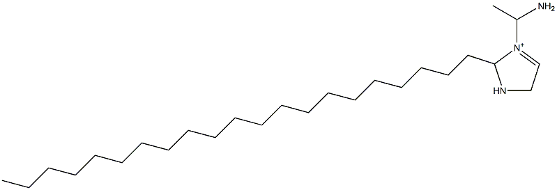 3-(1-アミノエチル)-2-ヘニコシル-3-イミダゾリン-3-イウム 化学構造式