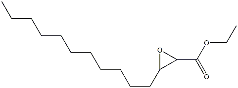 2,3-Epoxytetradecanoic acid ethyl ester Structure