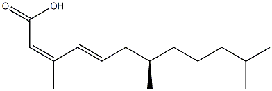  (2Z,4E,7R)-3,7,11-Trimethyl-2,4-dodecadienoic acid