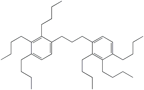 4,4'-(1,3-Propanediyl)bis(1,2,3-tributylbenzene) 结构式