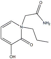 N-Propyl-2-oxo-3-hydroxy-1,2-dihydropyridine-1-acetamide Structure