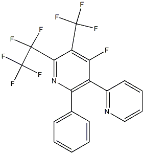 2-(Pentafluoroethyl)-3-(trifluoromethyl)-4-fluoro-5-(2-pyridyl)-6-phenylpyridine|