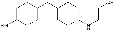 2-[4-(4-Aminocyclohexylmethyl)cyclohexylamino]ethanol,,结构式