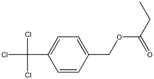 Propanoic acid 4-(trichloromethyl)benzyl ester