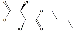 meso-酒石酸水素1-ブチル 化学構造式