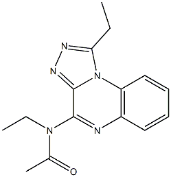 4-(N-Acetylethylamino)-1-ethyl[1,2,4]triazolo[4,3-a]quinoxaline|