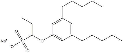 1-(3,5-Dipentylphenoxy)propane-1-sulfonic acid sodium salt|