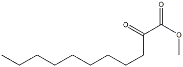 2-Oxoundecanoic acid methyl ester Structure