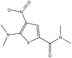 2-(Dimethylamino)-3-nitro-5-dimethylcarbamoylthiophene