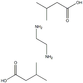 Ethylenediamine diisovalerate Struktur