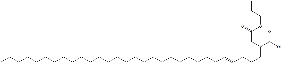 2-(4-Triacontenyl)succinic acid 1-hydrogen 4-propyl ester