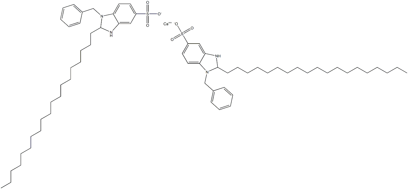 Bis(1-benzyl-2,3-dihydro-2-nonadecyl-1H-benzimidazole-5-sulfonic acid)calcium salt