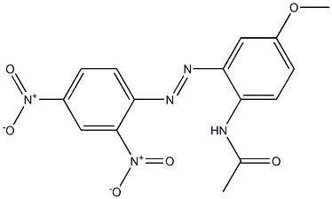 2'-(2,4-Dinitrophenylazo)-4'-methoxyacetanilide