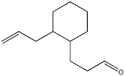 3-[2-(2-Propenyl)cyclohexyl]propanal,,结构式