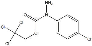 N2-(4-クロロフェニル)カルバジン酸(2,2,2-トリクロロエチル) 化学構造式