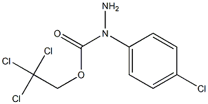 N2-(4-Chlorophenyl)carbazic acid (2,2,2-trichloroethyl) ester Structure