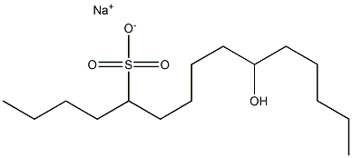  10-Hydroxypentadecane-5-sulfonic acid sodium salt