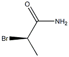 [R,(+)]-2-ブロモプロピオンアミド 化学構造式