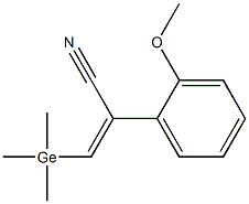 (Z)-2-(2-Methoxyphenyl)-3-(trimethylgermyl)propenenitrile|