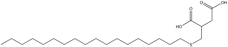 (Octadecylthiomethyl)succinic acid Structure