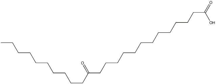 14-オキソテトラコサン酸 化学構造式