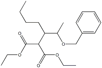  2-(Ethoxycarbonyl)-3-[1-(benzyloxy)ethyl]heptanoic acid ethyl ester