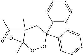  6,6-Diphenyl-4-acetyl-3,4-dimethyl-1,2-dioxan-3-ol