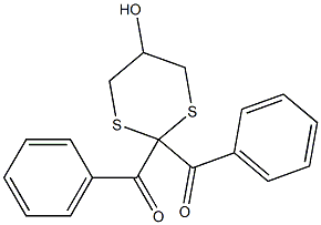 2,2-Dibenzoyl-1,3-dithian-5-ol,,结构式