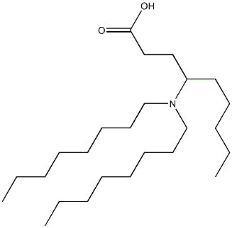 4-(Dioctylamino)nonanoic acid Structure