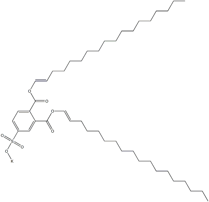 4-(Potassiosulfo)phthalic acid di(1-octadecenyl) ester|