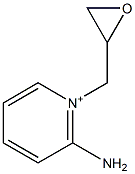 2-Amino-1-(oxiranylmethyl)pyridinium Structure