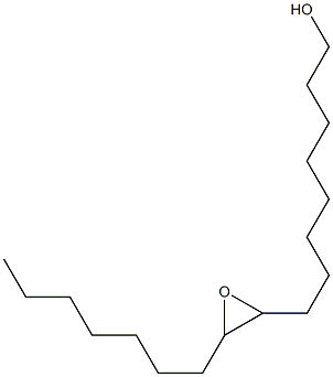 9,10-Epoxyheptadecan-1-ol Struktur